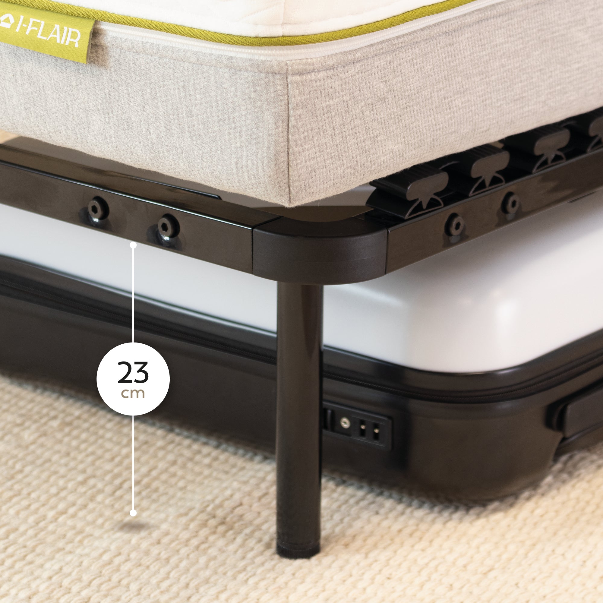 IF02 – Estrado ortopédico multilâminas com estrutura metálica reforçada – com ou sem pés