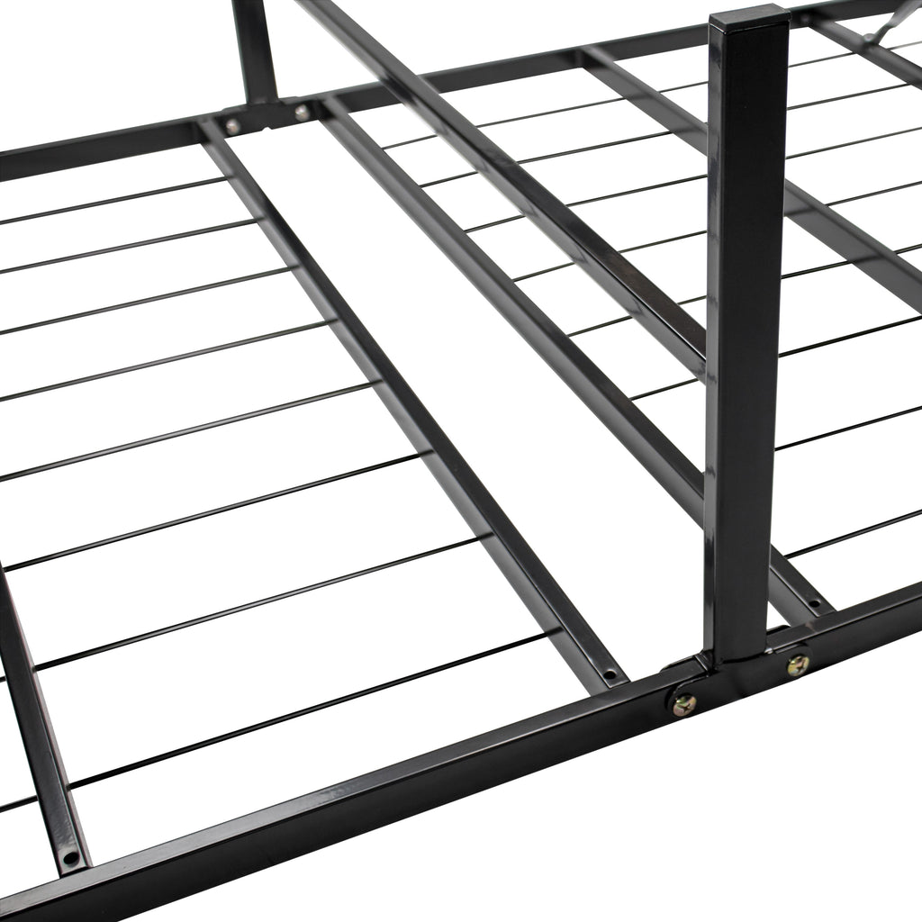 LETTO – Cama dobrável com estrutura metálica, compacta, fácil de montar