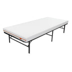 LETTO – Cama dobrável com estrutura metálica, compacta, fácil de montar