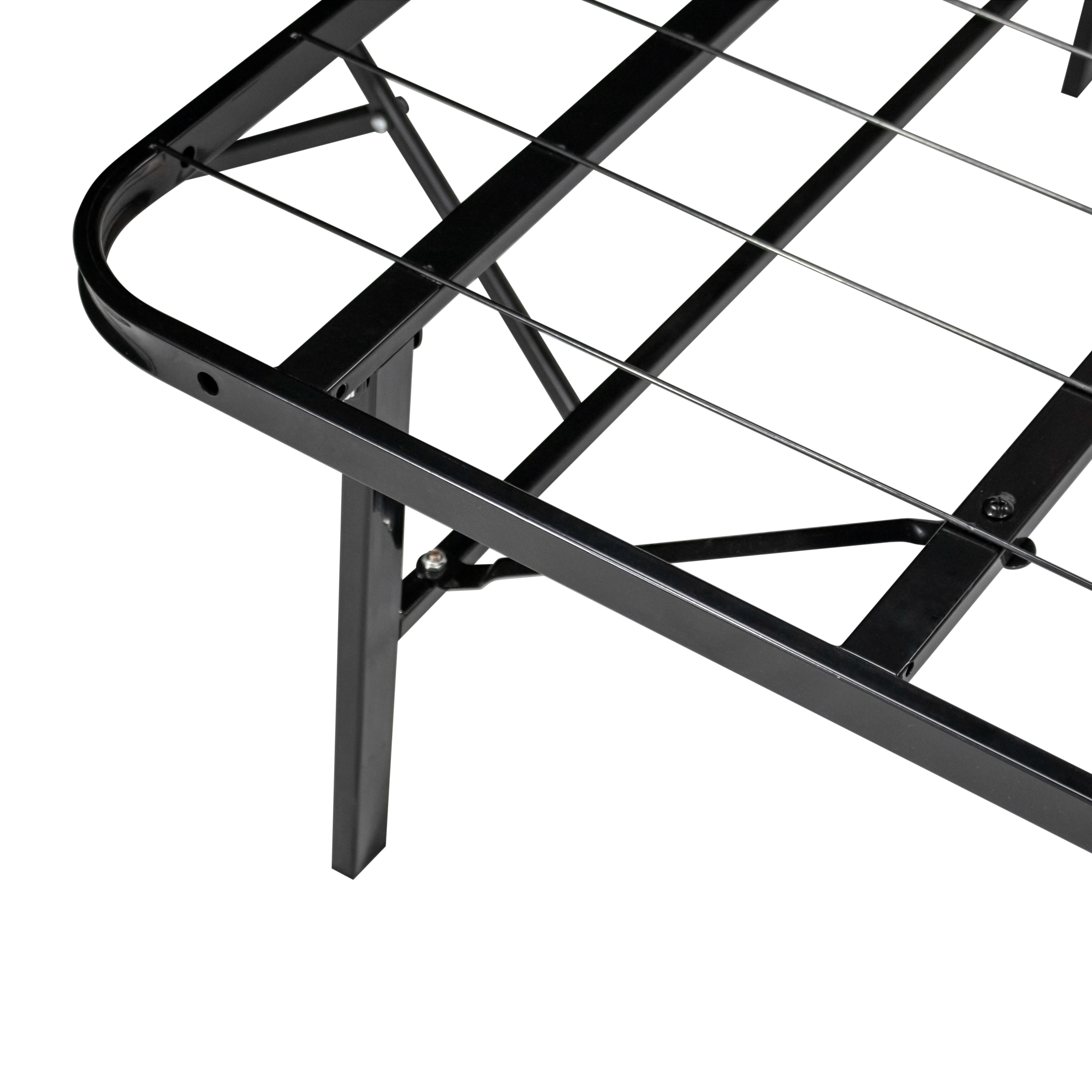 LETTO – Cama dobrável com estrutura metálica, compacta, fácil de montar