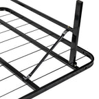 LETTO – Cama dobrável com estrutura metálica, compacta, fácil de montar