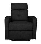 CONFORT - Cadeirão reclinável  (preto e castanho)