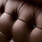 ST. TROPEZ – Cama estofada de luxo com cabeceira capitoné, botões em pele ou cristais, em várias cores