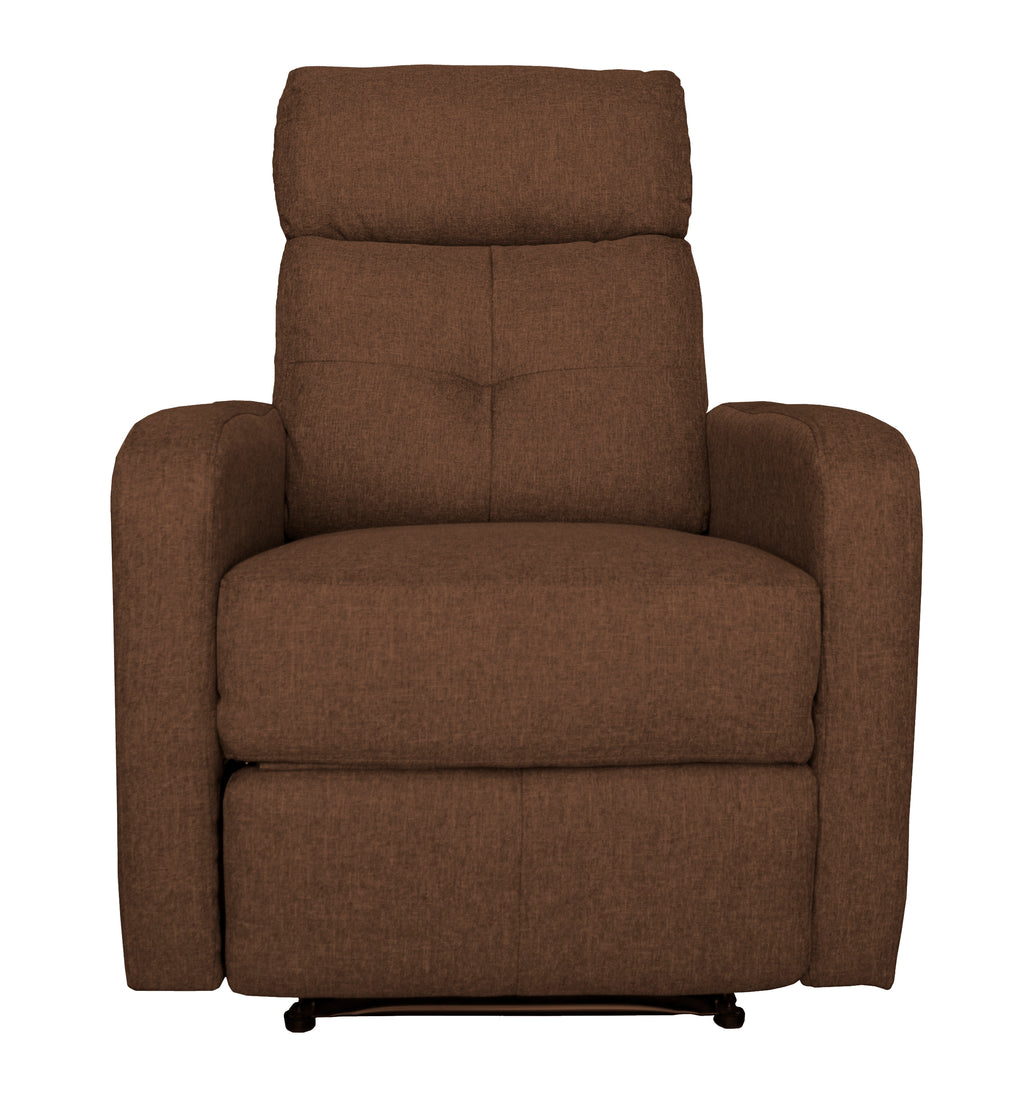 CONFORT - Cadeirão reclinável  (preto e castanho)