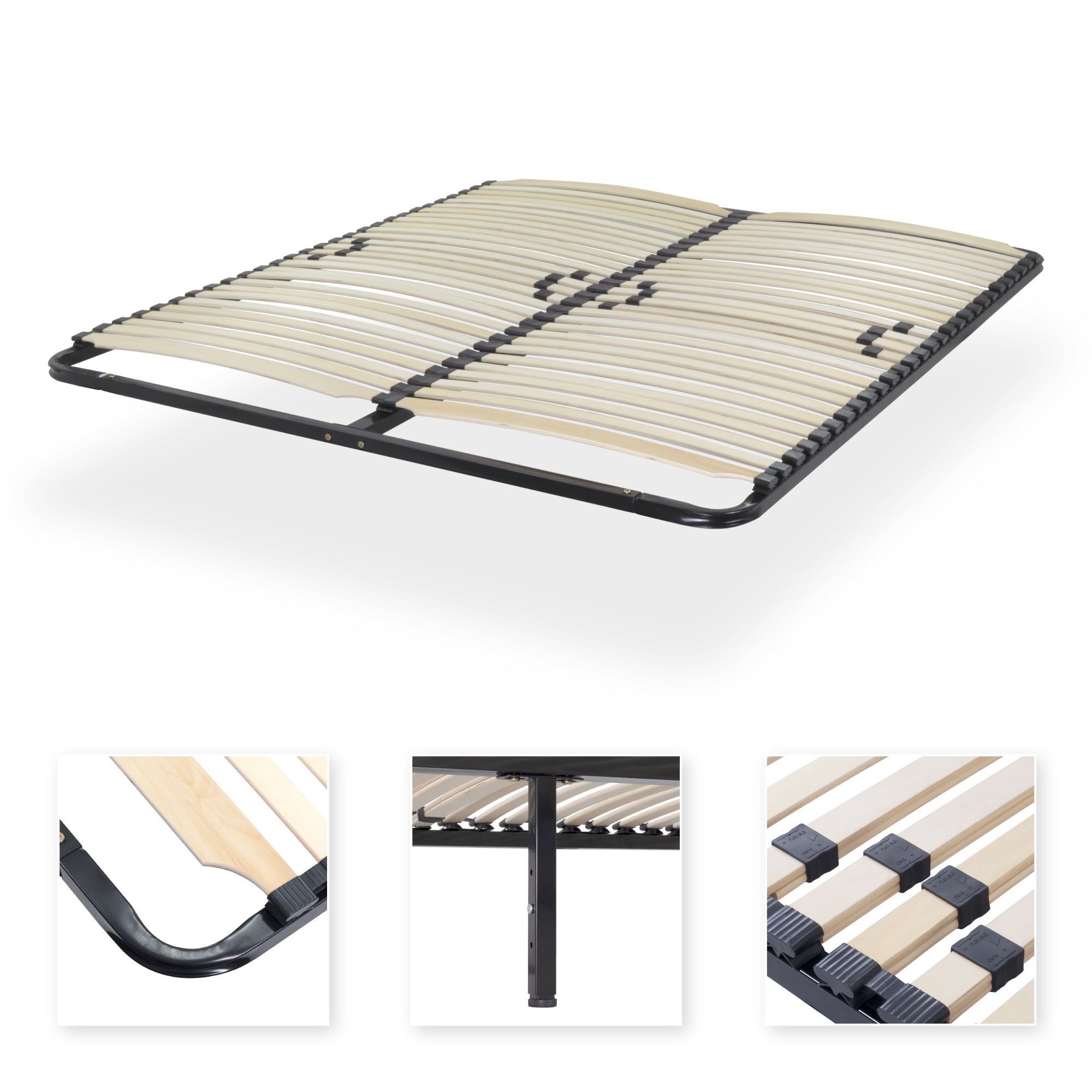 IF12 - Estrado Ergo com ripas de madeira e estrutura metálica reforçada – com ou sem pés