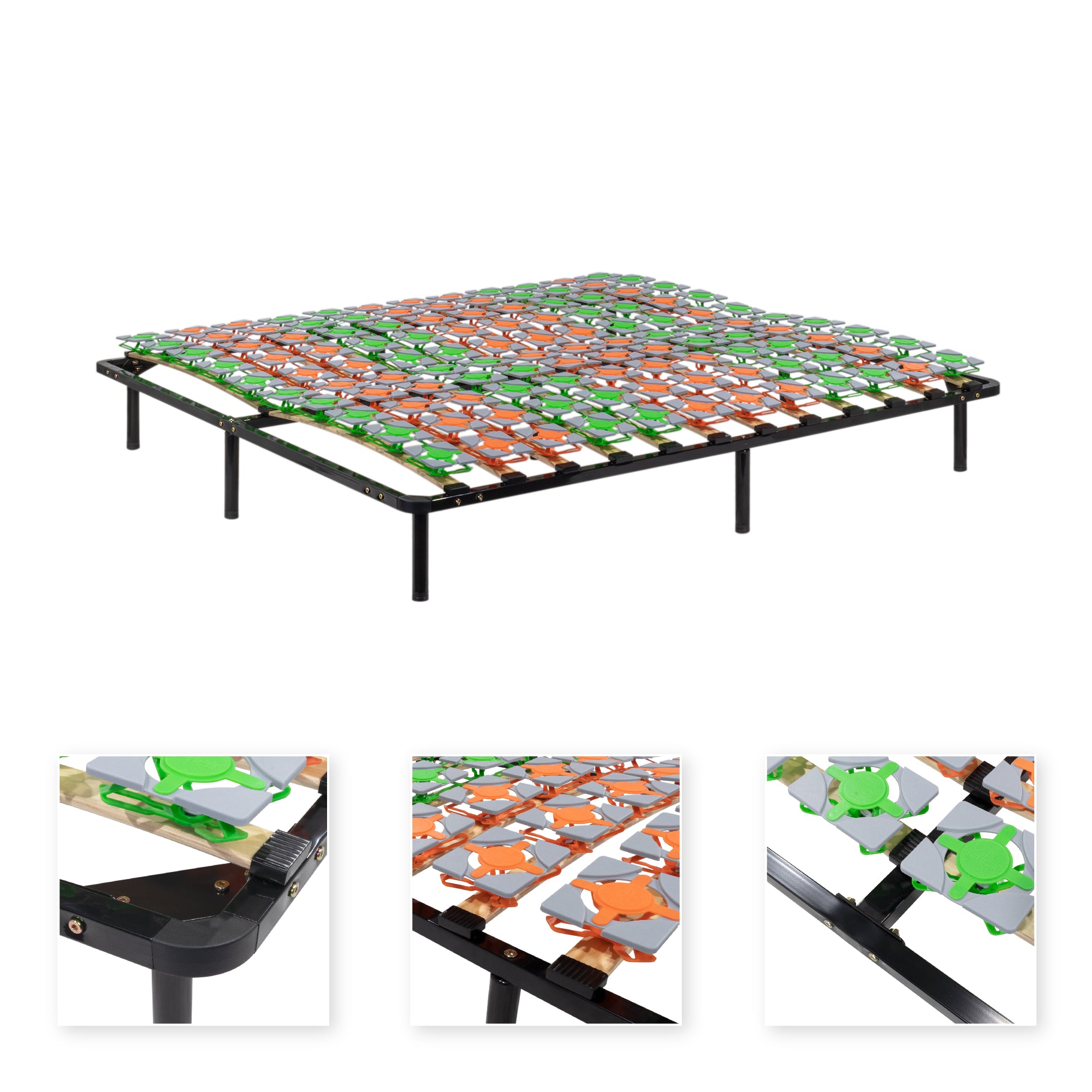 IF57 - Estrado ergo com lâminas e discos de mola, single e duplo – com ou sem pés