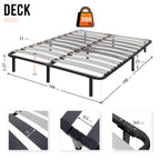 IF35 – Estrado de cama multilâminas com regulação lombar, estrutura metálica anticorrosão - com ou sem pés