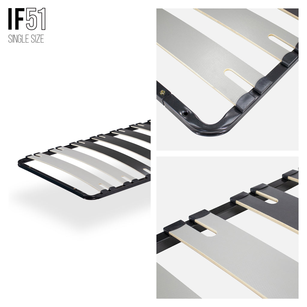 IF51 – Estrado ergo multilâminas, estrutura metálica reforçada, single e duplo - com ou sem pés