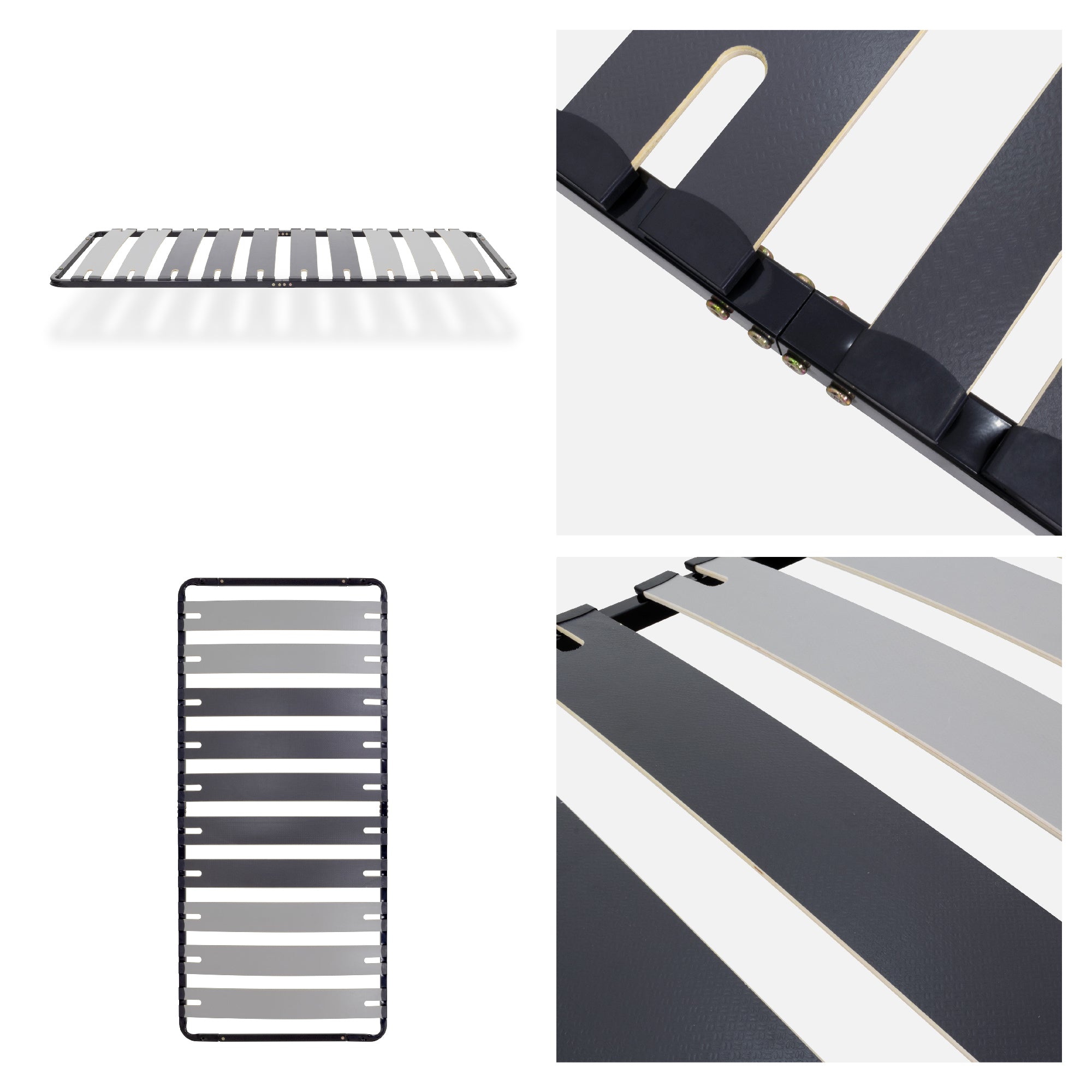 IF35 – Estrado de cama multilâminas com regulação lombar, estrutura metálica anticorrosão - com ou sem pés