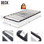 IF35 – Estrado de cama multilâminas com regulação lombar, estrutura metálica anticorrosão - com ou sem pés