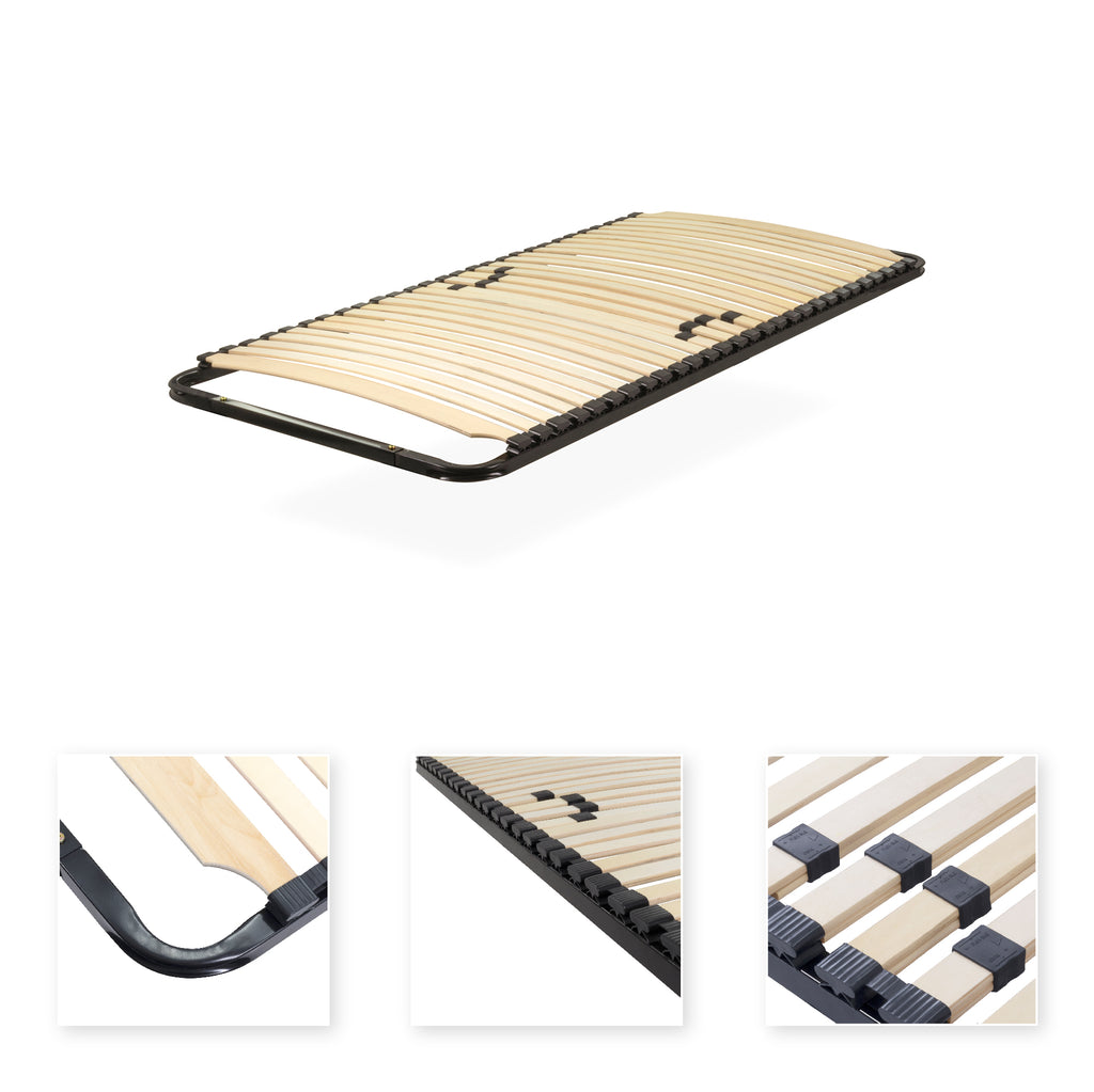 IF12 - Estrado Ergo com ripas de madeira e estrutura metálica reforçada – com ou sem pés