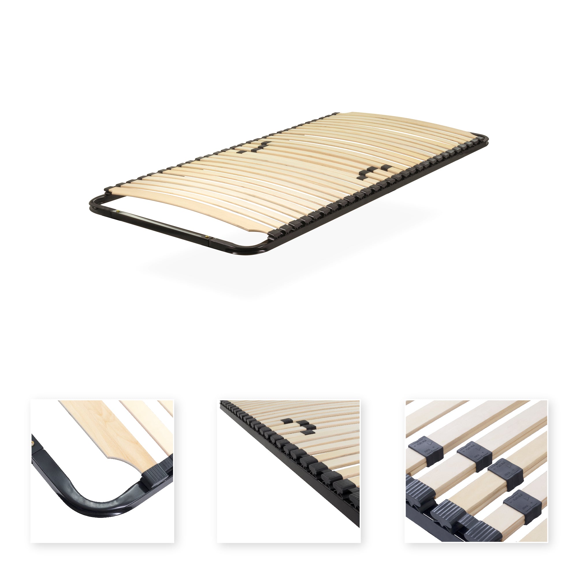 IF12 - Estrado Ergo com ripas de madeira e estrutura metálica reforçada – com ou sem pés