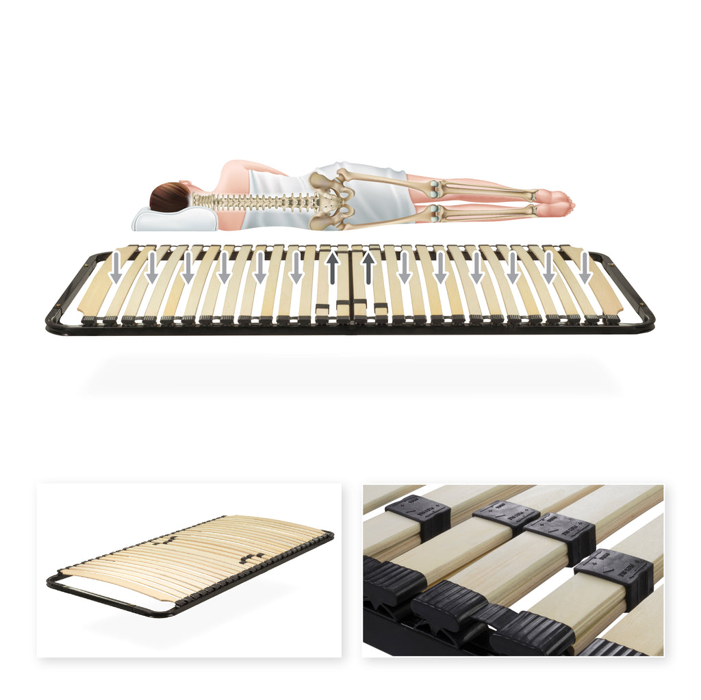 IF12 - Estrado Ergo com ripas de madeira e estrutura metálica reforçada – com ou sem pés