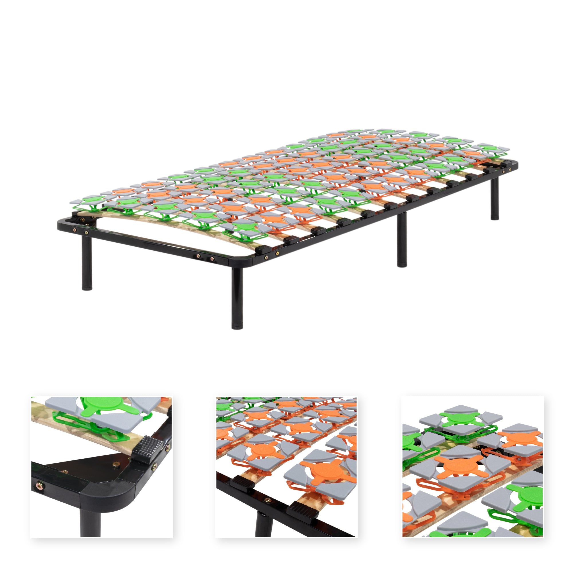 IF57 - Estrado ergo com lâminas e discos de mola, single e duplo – com ou sem pés