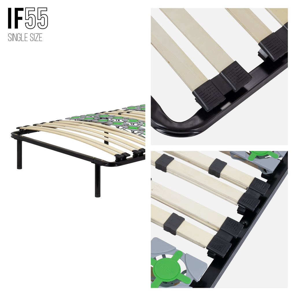 IF55 - Estrado ergo com lâminas e discos de mola duplo – com pés