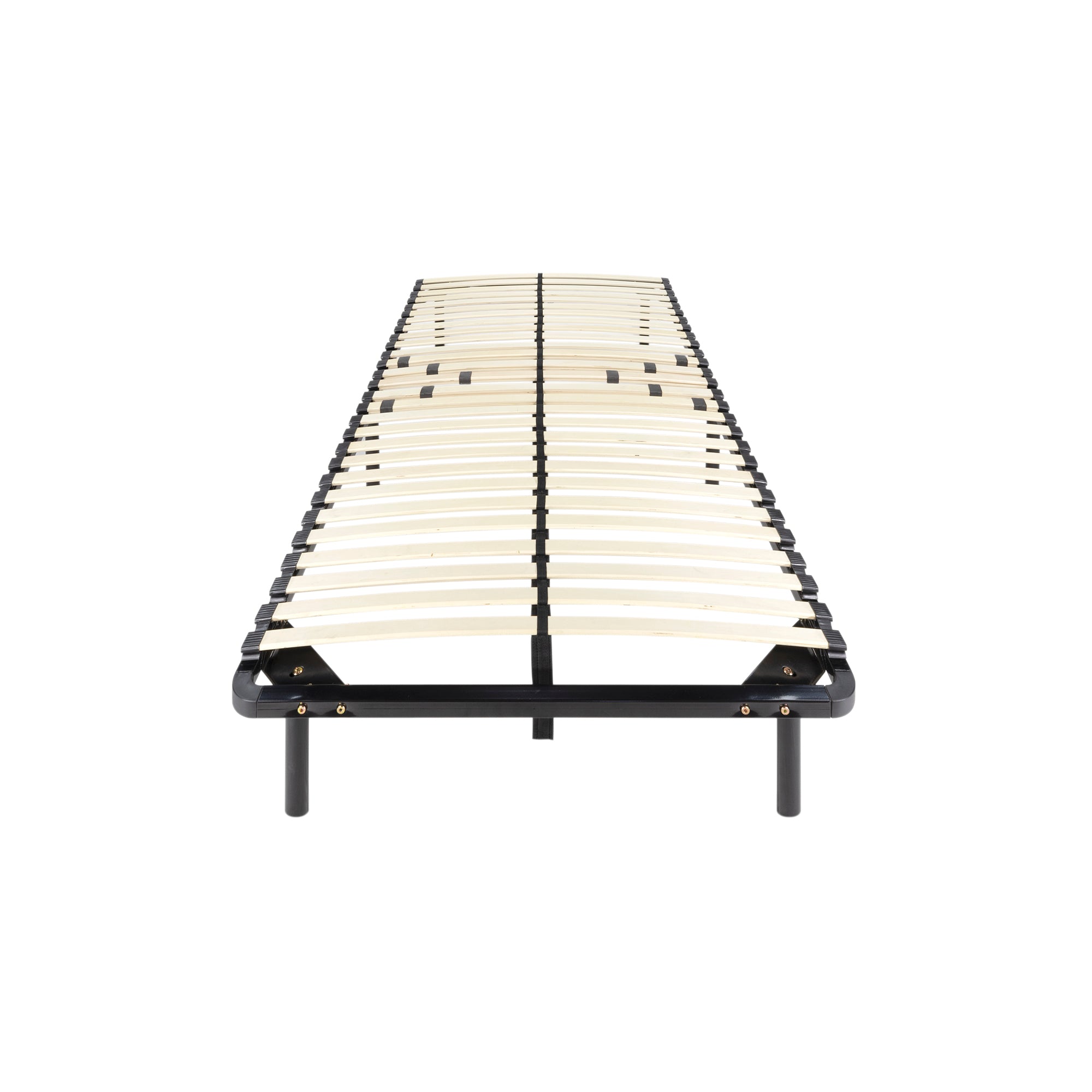 NEEU IF32 – Estrado de cama com ripas amortecidas em madeira, estrutura metálica -  com ou sem pés e espaço inferior de arrumação