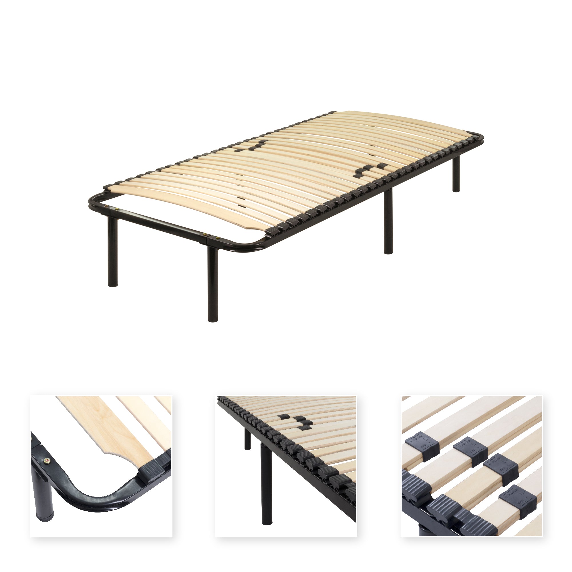 IF12 - Estrado Ergo com ripas de madeira e estrutura metálica reforçada – com ou sem pés