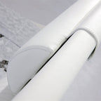 LEANDRO - Cama em Pele Sintética Preto e Branco