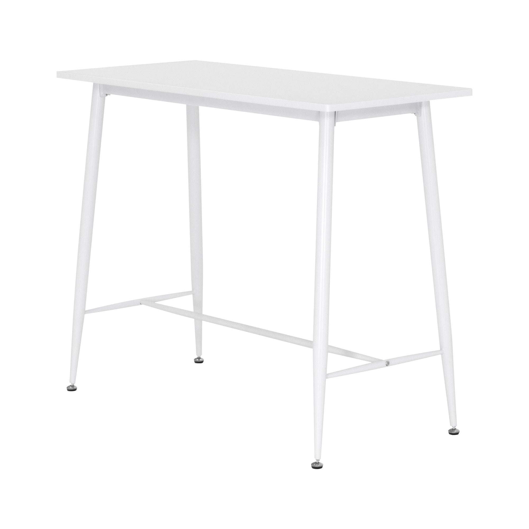 EDWARD - Mesa de bar 110x50x90 cm - estrutura metálica robusta, pés antiderrapantes, montagem fácil