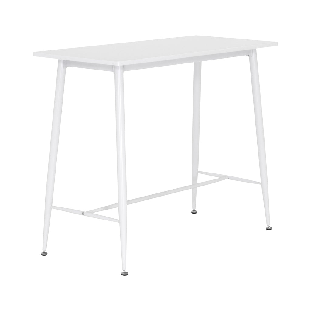 EDWARD - Mesa de bar 110x50x90 cm - estrutura metálica robusta, pés antiderrapantes, montagem fácil