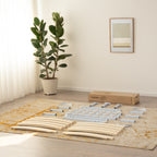 NAMARA – Cama com estrutura metálica e ripas amortecidas, arrumação 25 cm - Preto ou Branco