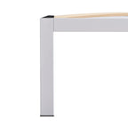 iBase – Cama com estrutura metálica e arrumação 30 cm em preto e branco