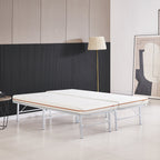 LETTO – Cama dobrável com estrutura metálica, compacta, fácil de montar