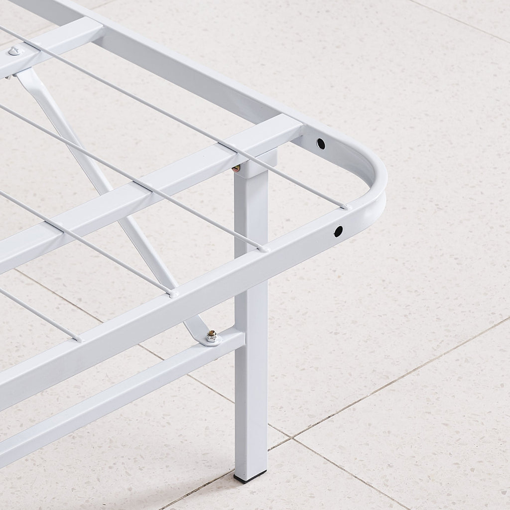 LETTO – Cama dobrável com estrutura metálica, compacta, fácil de montar