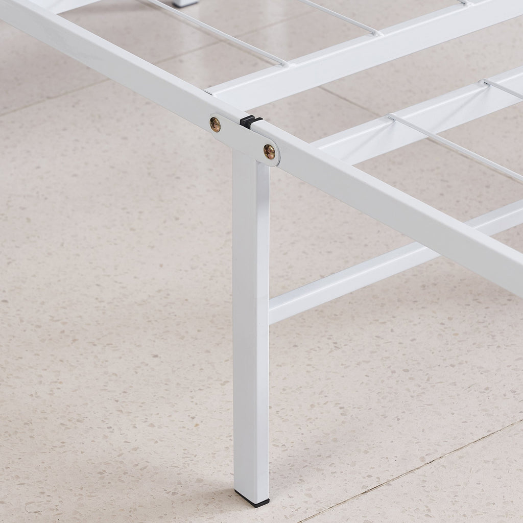 LETTO – Cama dobrável com estrutura metálica, compacta, fácil de montar