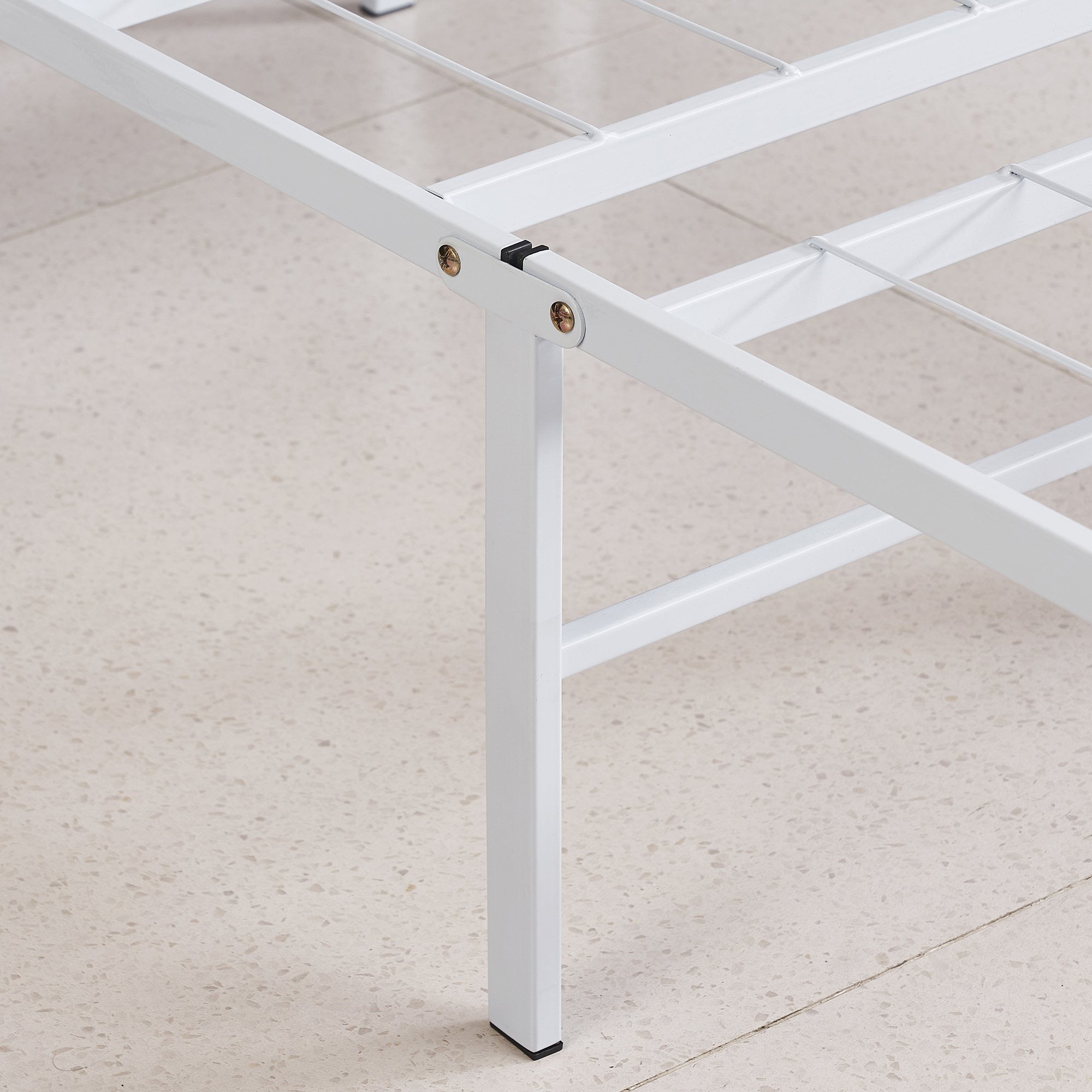 LETTO – Cama dobrável com estrutura metálica, compacta, fácil de montar