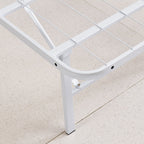 LETTO – Cama dobrável com estrutura metálica, compacta, fácil de montar