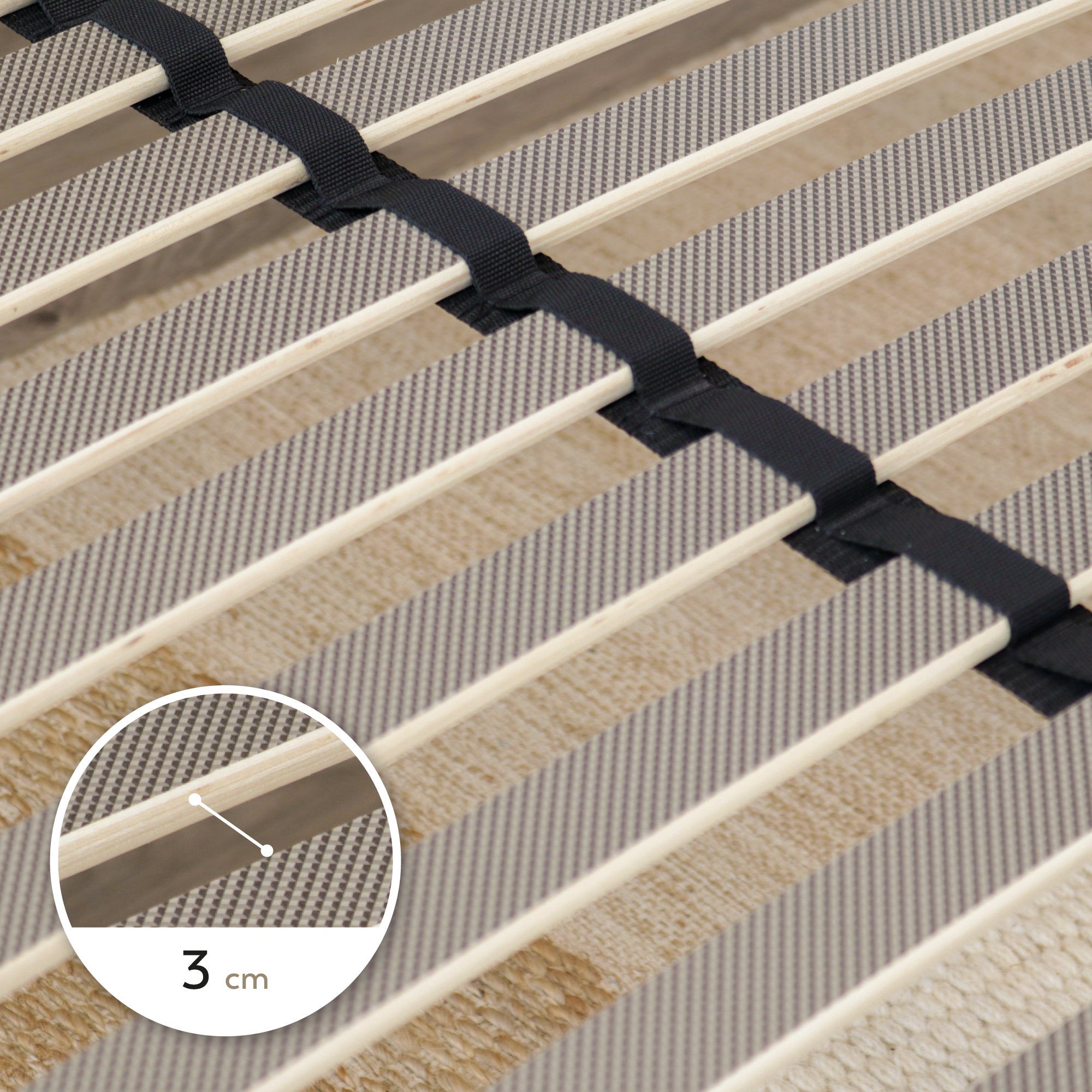 IF02 – Estrado ortopédico multilâminas com estrutura metálica reforçada – com ou sem pés