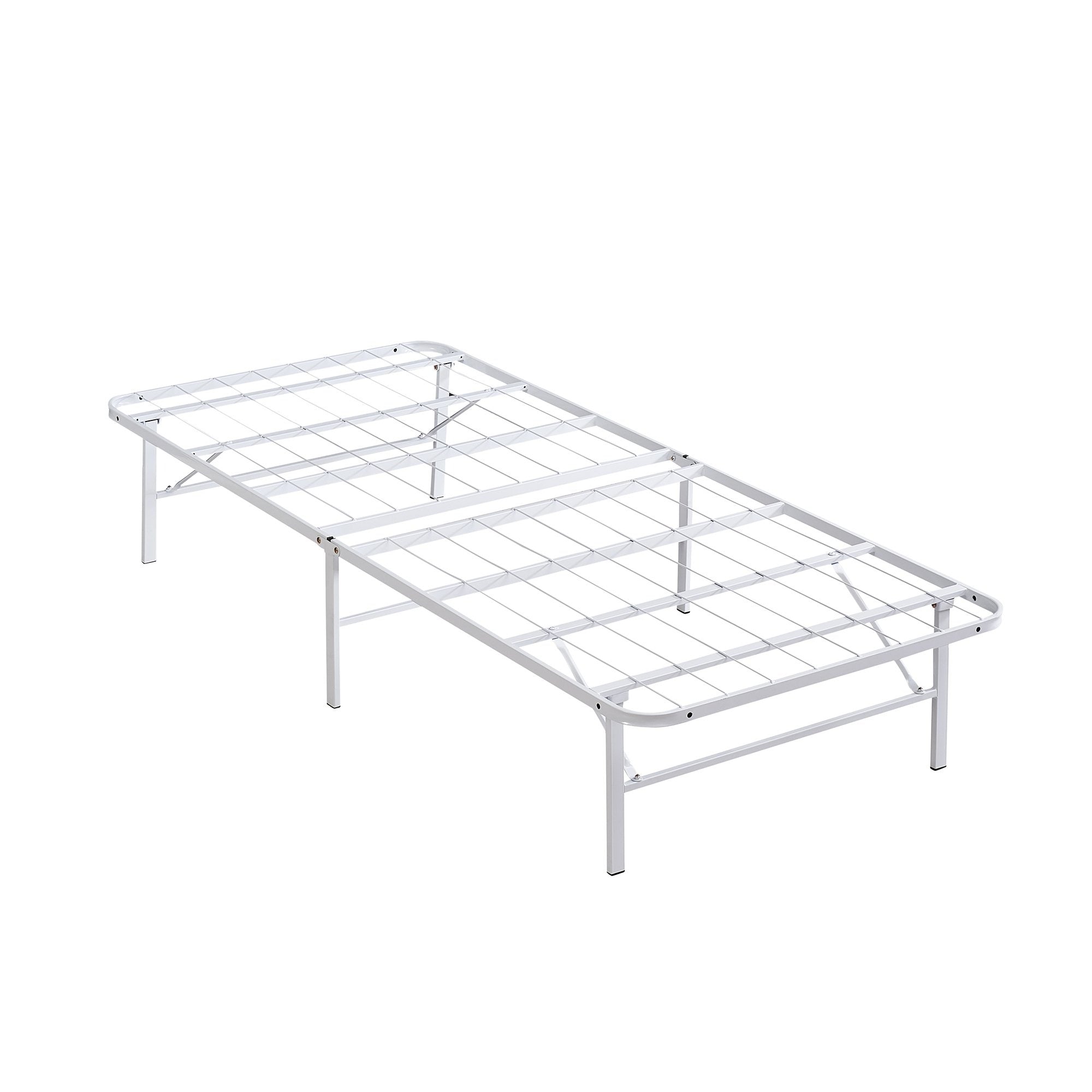 LETTO – Cama dobrável com estrutura metálica, compacta, fácil de montar