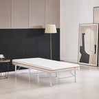 LETTO – Cama dobrável com estrutura metálica, compacta, fácil de montar