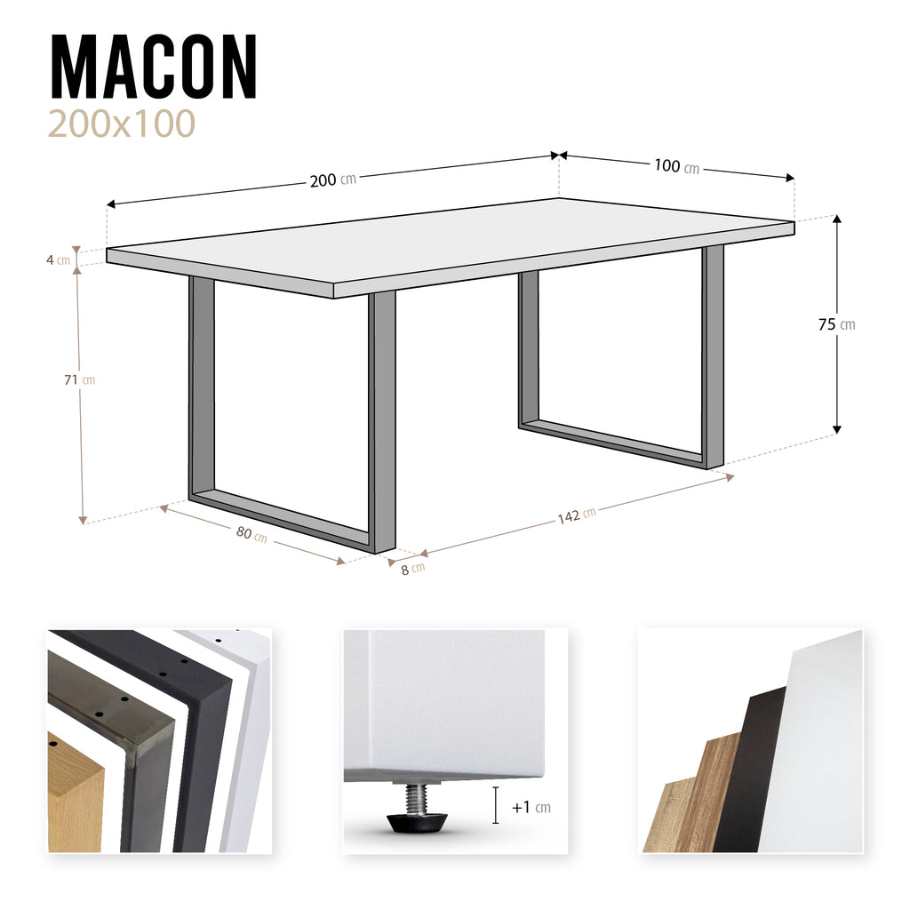 MACON - Mesa de jantar