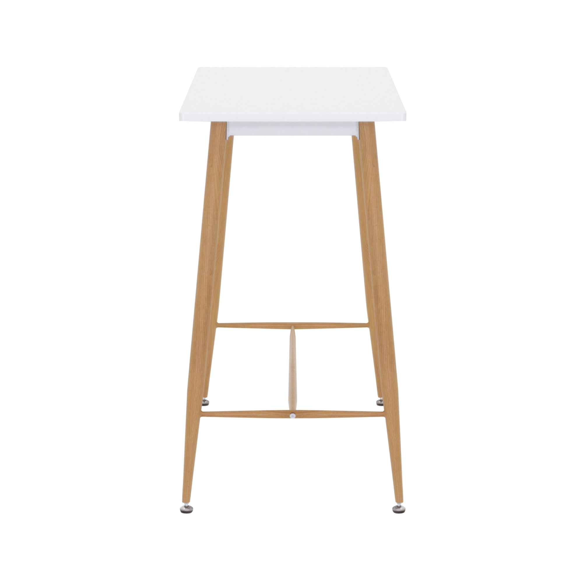 EDWARD - Mesa de bar 110x50x90 cm - estrutura metálica robusta, pés antiderrapantes, montagem fácil