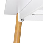 EDWARD - Mesa de bar 110x50x90 cm - estrutura metálica robusta, pés antiderrapantes, montagem fácil